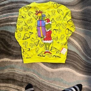 Dr. Seuss Yellow Grinch Holiday Sweatshirt